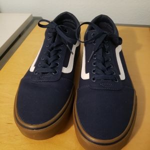 VANS Men’s Ward Sneaker Blue/White
